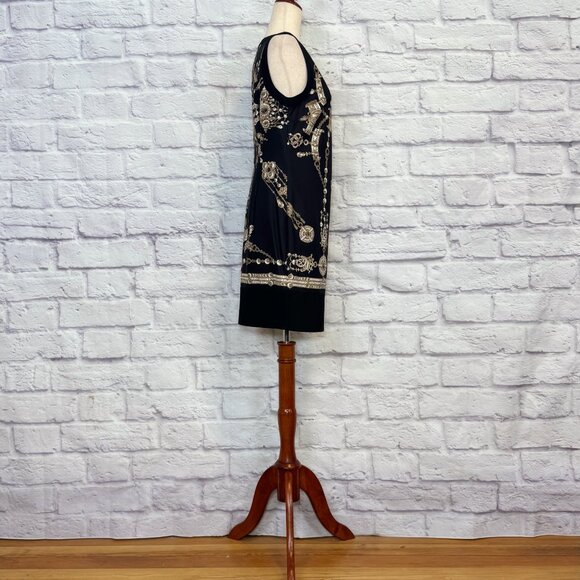 Marchesa Voyage Black Treasure Sheath Dress - Picture 3 of 6